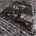 Image  satellite du  Parc