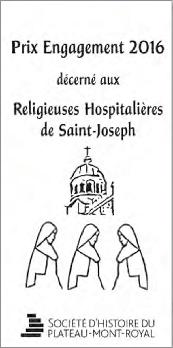 Pris engagement 2016 délivré aux religieuses Hospitalières de Saint-Joseph